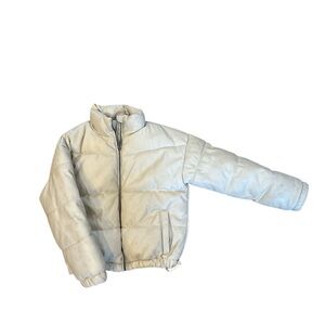Kids Cream Warm Puffer Jacket Size 10/12